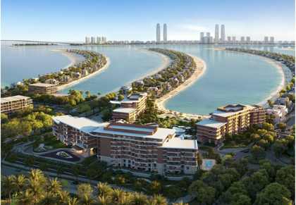 نمای هوایی پروژه، Palm Jebel Ali